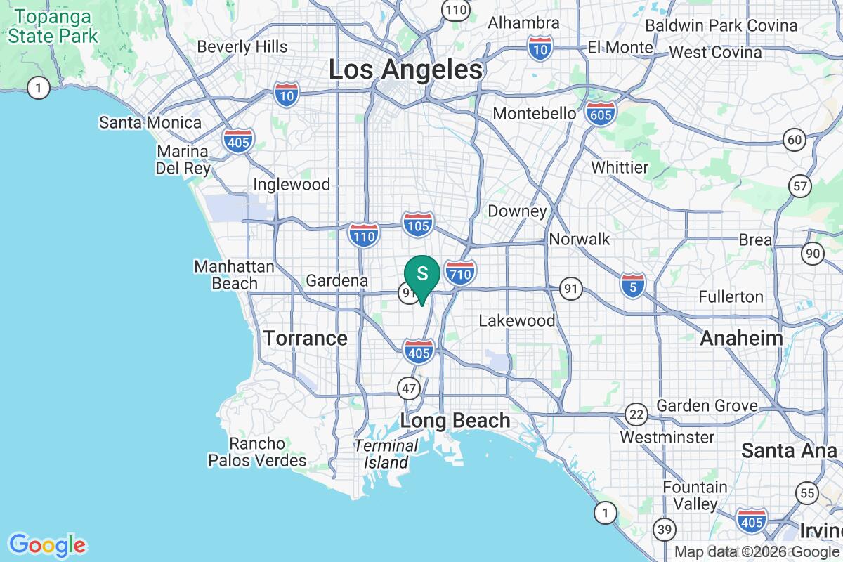 Map of Dominguez Hills Terminal